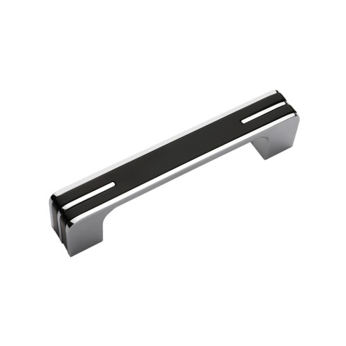 Мебельная ручка МОНОХРОМ RS267CP/BL.4/160