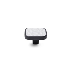 Мебельная ручка КУБО ФАКТУРА RC526GR.1/W