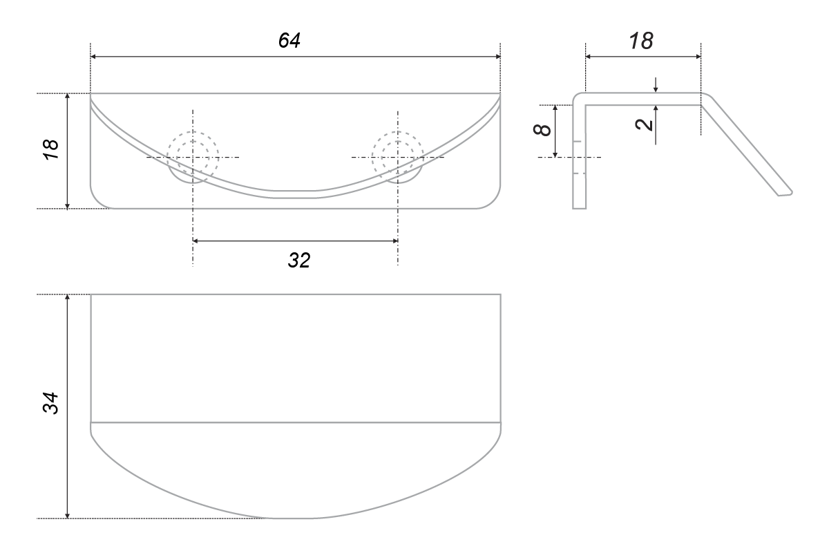 Мебельная ручка DETAIL RT007MBSN.1/32 — изображение 4