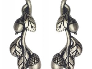 Мебельная ручка PIP RS447BAZ.4 RS447PT.4 (BAZ - Чернёный старинный цинк)