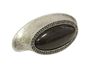 Мебельная ручка RS414BAZ.4 (BAZ - Чернёный старинный цинк)