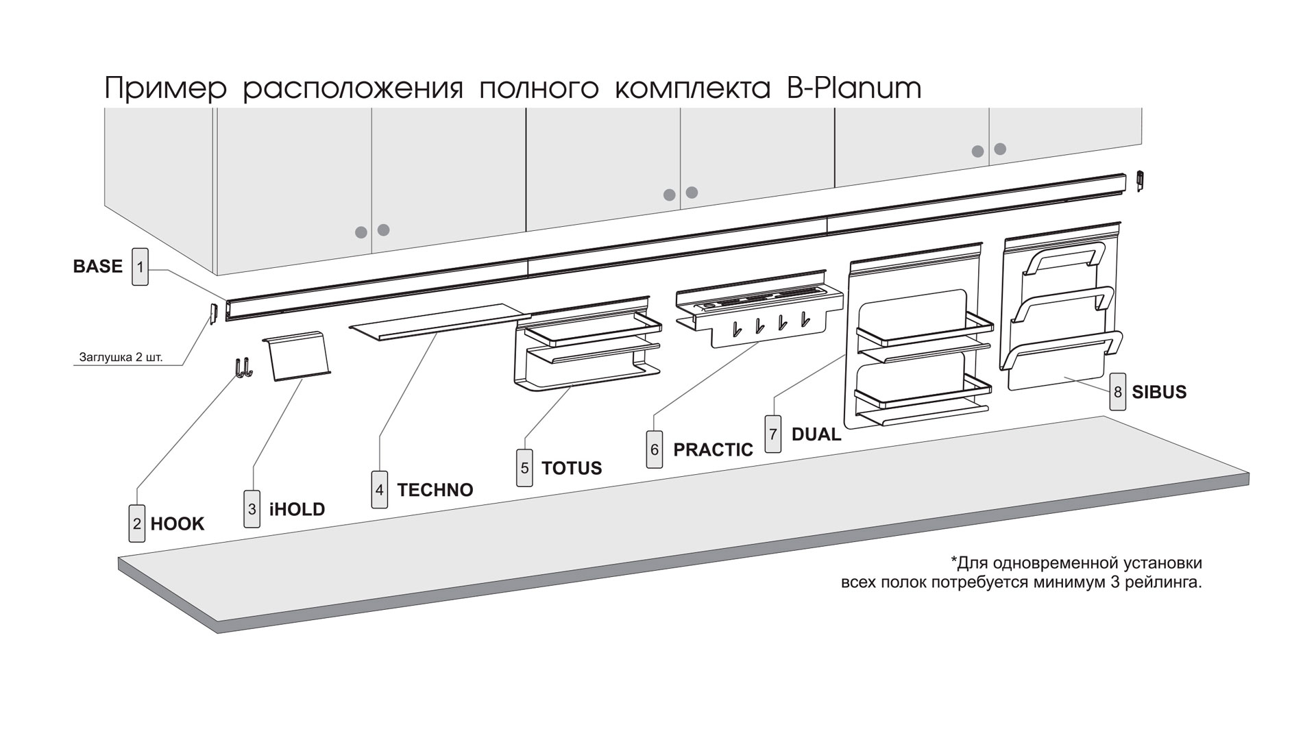 Держатель для ножей PRACTIC SRK521 (CHMP - Шампанское) — изображение 4