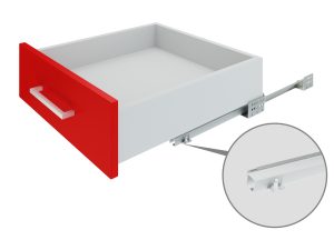 Направляющие скрытого монтажа В-Slide DB7774Zn